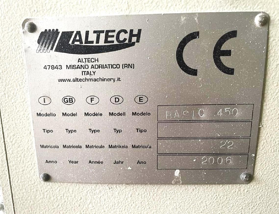 ALTECH BASIC-450 Двухголовочная фронтальная пила для резки алюминиевых и ПВХ профилей (Б/У оборудование)
