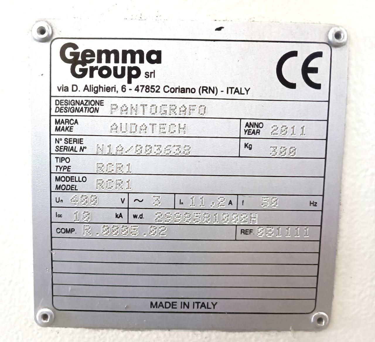 GEMMA GROUP PANTOGRAFO Копировально-фрезерный станок для обработки алюминиевых и ПВХ профилей (Б/У оборудование)