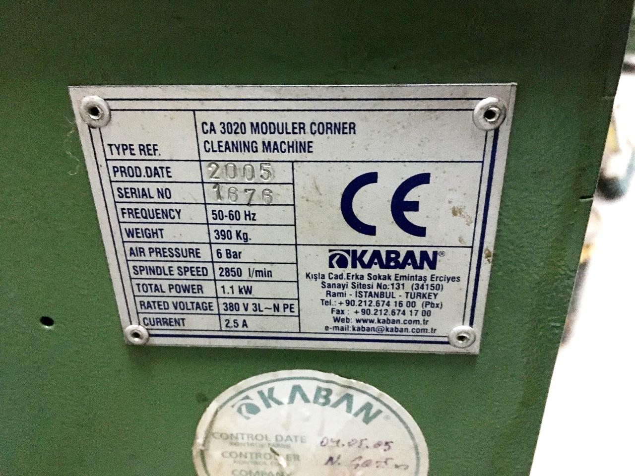 KABAN CA 3020 Трёхфрезный углозачистной автоматический станок для производства окон из ПВХ 