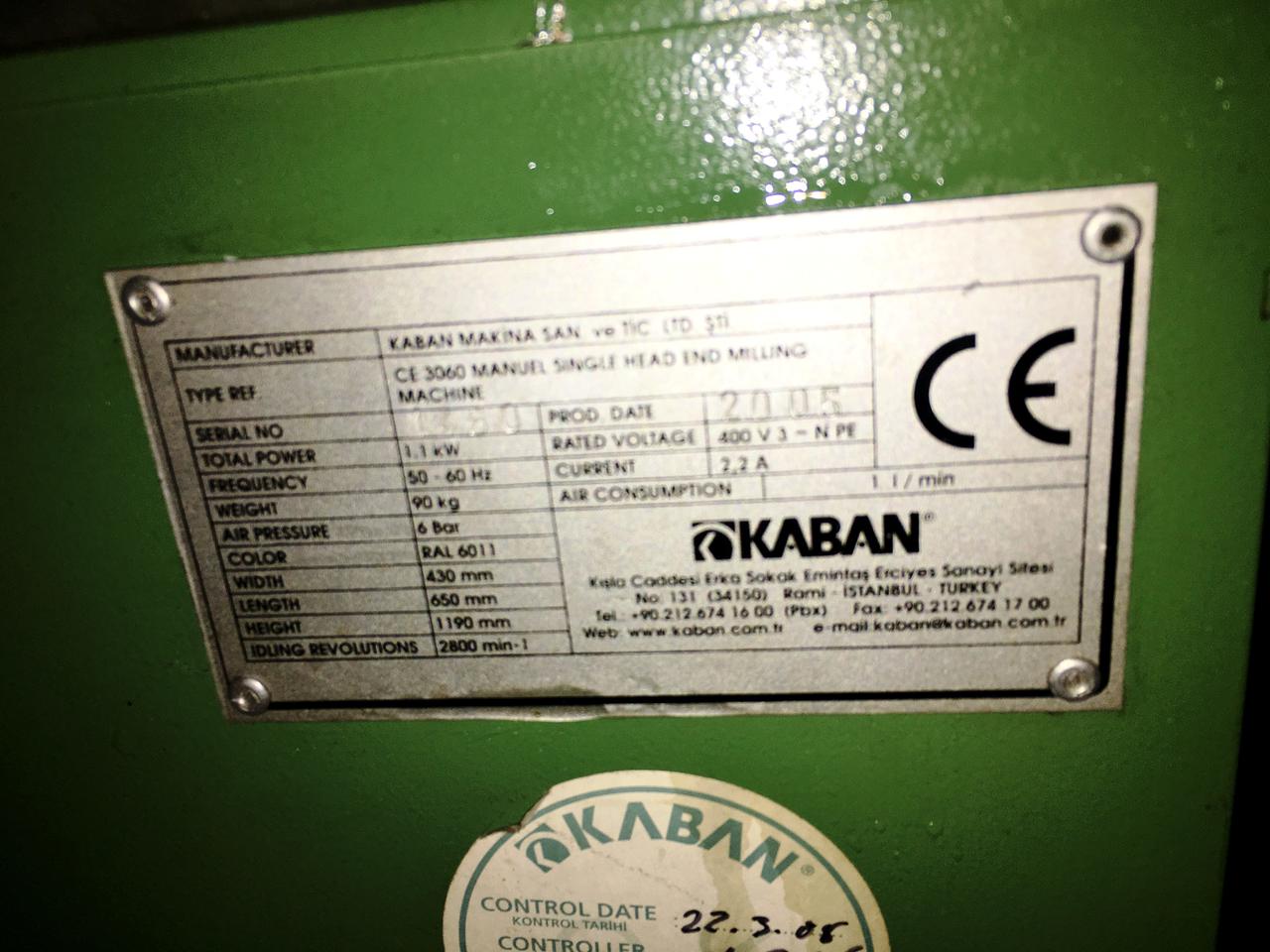 KABAN CE 3060 Станок для фрезерования торцов импоста 