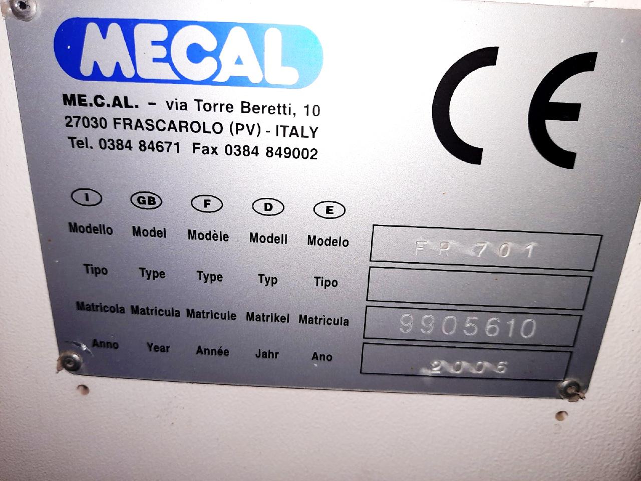MECAL FR 701 Станок для зачистки импоста для алюминиевых и ПВХ окон 