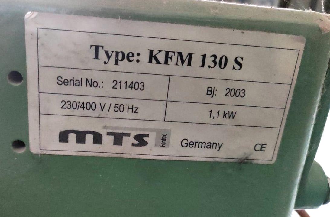 MTS KFM 130 S Копировально-фрезерный станок для производства окон ПВХ (Б/У оборудование)