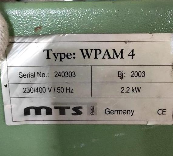 MTS WPAM 4 Углозачистной станок на 4 фрезы (Б/У оборудование)