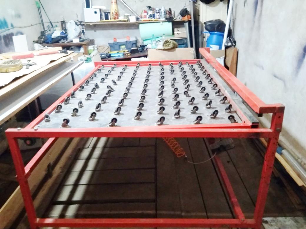OPTIMAC TABLEPRESS Стол для герметизации стеклопакетов (Б/У оборудование)