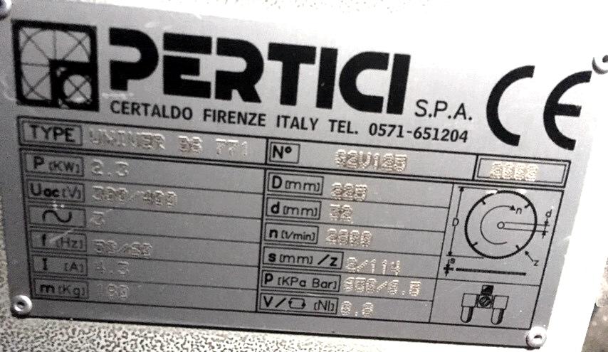 PERTICI UNIVER BS 771 Автоматическая пила для резки штапика (Б/У оборудование)