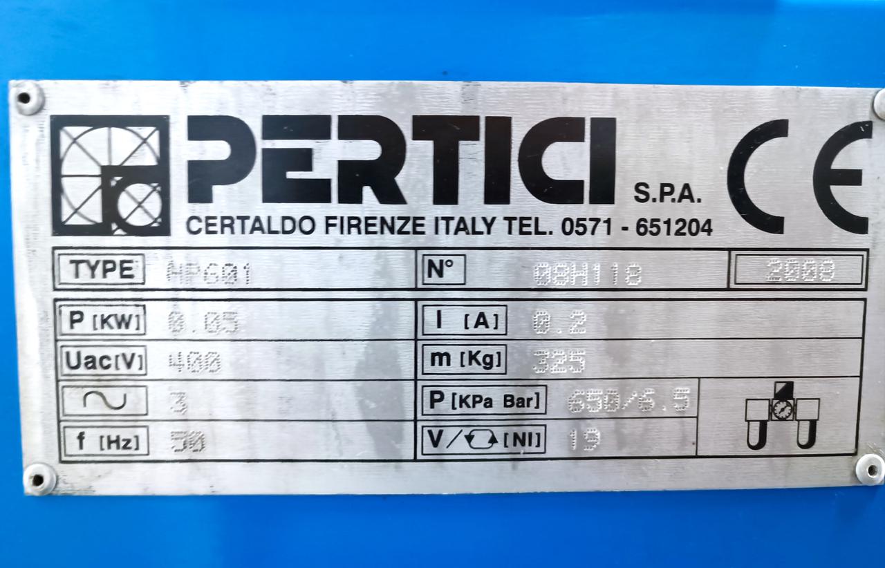 PERTICI HP 601 Пресс углообжимной гидравлический (Б/У оборудование)