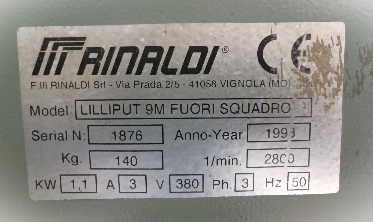 RINALDI LILIPUT 9M Горизонтально-фрезерный (импостной) станок (Б/У оборудование)