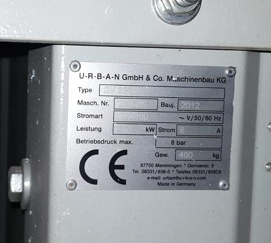 URBAN SV 290 Углозачистной станок с ЧПУ для производства окон ПВХ (Б/У оборудование)