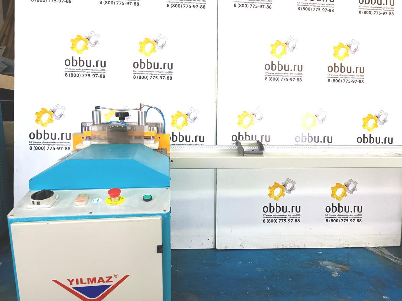 YILMAZ Одноголовочный комплект станков для производства окон ПВХ (Б/У оборудование)