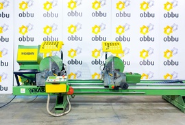 KABAN AC 1040 Автоматический двухголовочный станок для резки профиля из ПВХ и алюминия