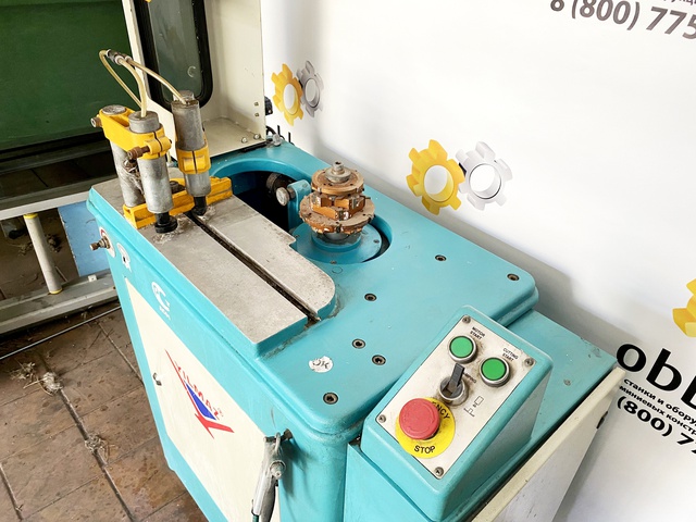 YILMAZ KM 213 Фрезерный станок для обработки торца импоста ПВХ и алюминиевых профилей (Б/У оборудование)