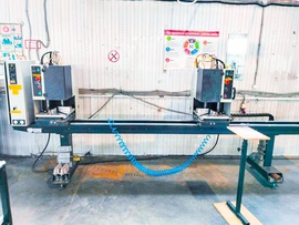 KABAN BB 2030 Двухголовочный сварочный станок для производства окон из ПВХ