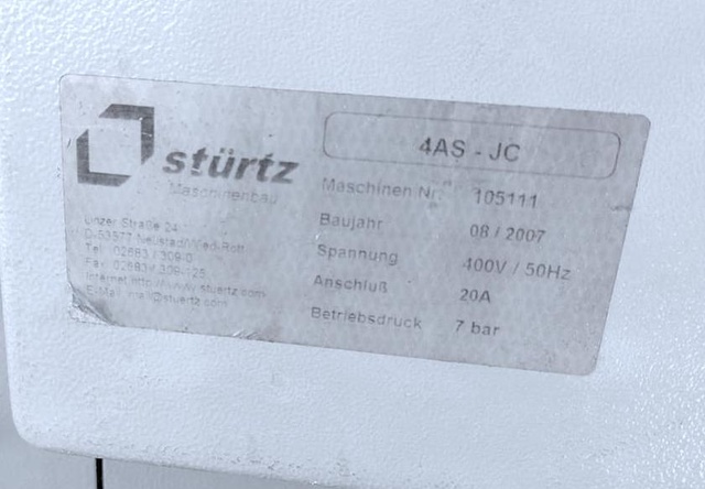 STURTZ STURTZ SE-HSM-30/26 + 4AS - JC Автоматическая сварочно-зачистная линия четырёхголовочная для производства пластиковых окон (Б/У оборудование)