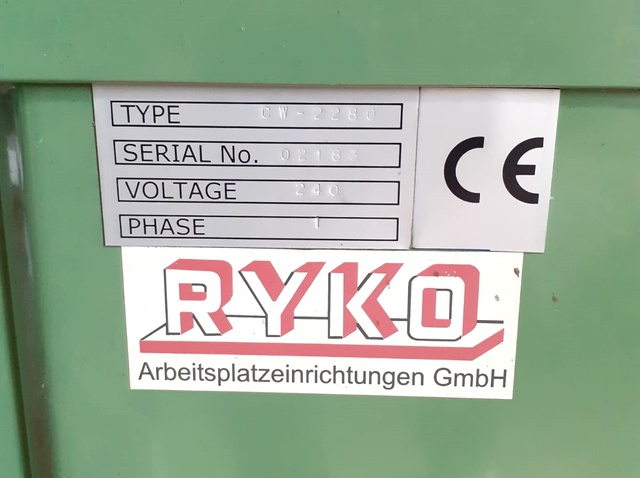 RYKO CW 2280 Одноголовочный сварочный станок для производства окон ПВХ (Б/У оборудование)