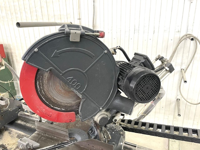 FIMTEC SD 16 S Двухголовочная усорезная пила с ручным позиционированием (Б/У оборудование)