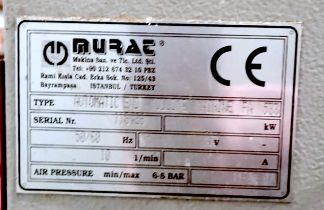 MURAT FA-533 Станок с охлаждением для обработки торцов импоста с двумя фрезами 