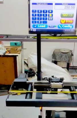 РОЛЬГАНГ ЭАРРП4 Электронный автоматический роликовый рольганг 4 метра с выгрузкой размеров и принтером этикеток для отрезных станков