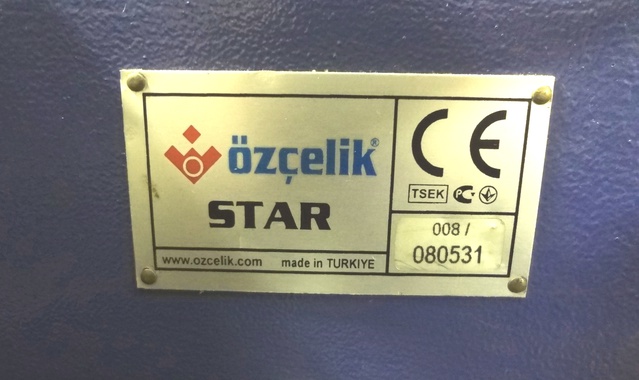 OZCELIK STAR Портативный копировально-фрезерный станок для алюминиевых и ПВХ окон (Б/У оборудование)