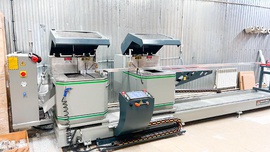 SAINT-FECO JG-CNC-650 Двухголовочная пила с диском 650мм по ПВХ и алюминию